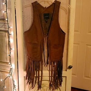 Vest w/Frindge Worn Once M